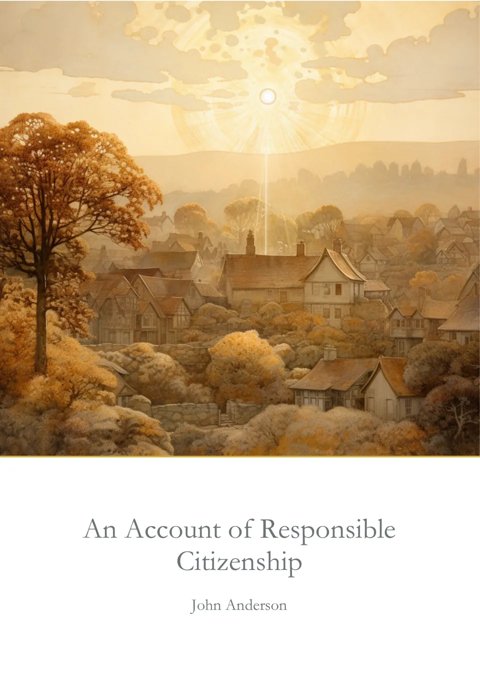The cover of An Account of Responsible Citizenship